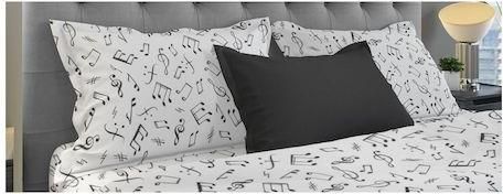 Μαξιλαροθήκη Dimcol Πεντάγραμμο 446 50x70cm Λευκό