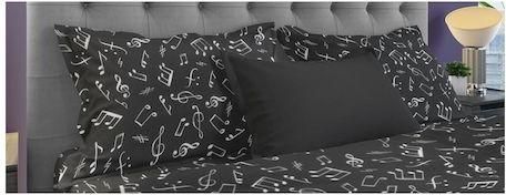Μαξιλαροθήκη Dimcol Πεντάγραμμο 447 50x70cm Μαύρο