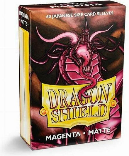 Card Sleeves Dragon Shield Japanese Small Size Matte Magenta 60τμχ
