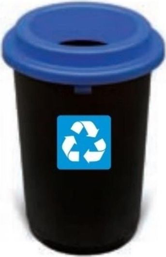 Κάδος Απορριμμάτων Delta Cleaning Πλαστικός 50lt Μπλε