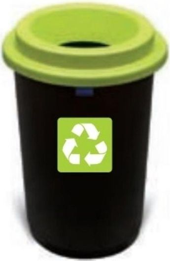 Κάδος Απορριμμάτων Delta Cleaning Πλαστικός 50lt Πράσινο