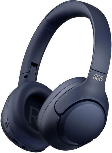 Headphones QCY H3 Ασύρματα Bluetooth Over Ear Ακουστικά με 70 ώρες Λειτουργίας Μπλε
