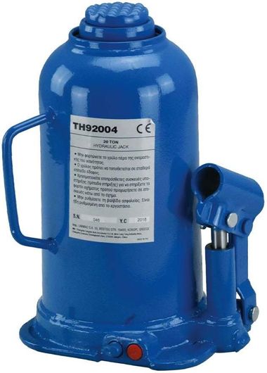 Υδραυλικός Γρύλος Μπουκάλας Express με Δυνατότητα Ανύψωσης έως 42.2cm & Φορτίο Βάρους έως 20 Τόνους