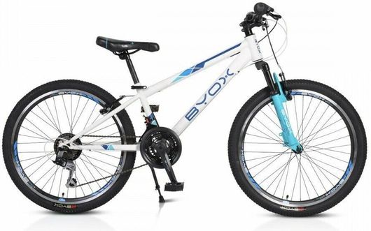 Παιδικό Mountain Bike Byox Master 24" 21 Ταχυτήτων Λευκό