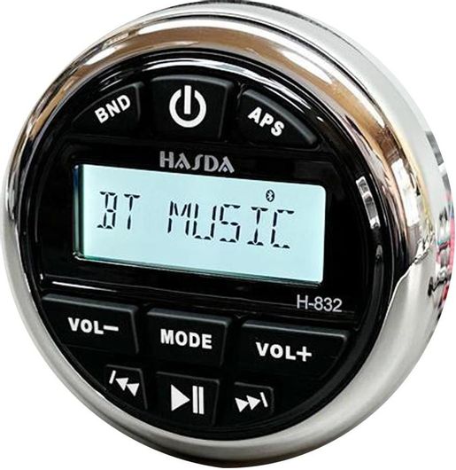 Ηχοσύστημα Σκάφους Hasda Αδιάβροχο με Bluetooth Μαύρο