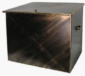 Ξυλιέρα GTMED KA-103-K Μεταλλικό 63x44x54cm Καφέ