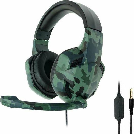 Gaming Headset Oakorn AK47 Over Ear με σύνδεση 3.5 mm Jack Μαύρο