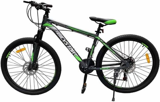 Ποδήλατο Race Axion 26" Mountain Bike με 21 Ταχύτητες & Μηχανικά Δισκόφρενα Πράσινο