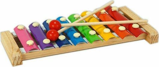 Ξυλόφωνο Ξύλινο με 8 Nότες 24cm για 3+ Ετών
