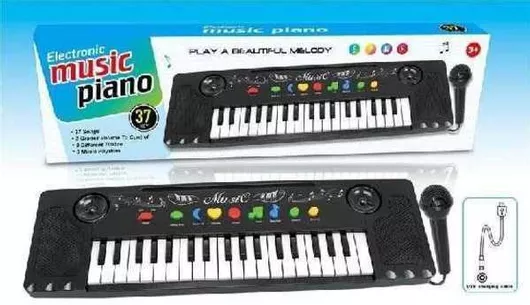 Αρμόνιο με Μικρόφωνο για 3+ Ετών Μαύρο
