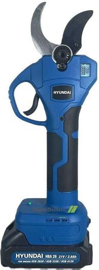 Ψαλίδι Κλαδέματος Hyundai Μπαταρίας 21V / 2.6Ah με Μέγιστη Διάμετρο Κοπής 40mm HSB4126