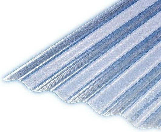 Πολυκαρμπονικό Φύλλο 3x1.26m Συμπαγές Κυματοειδές