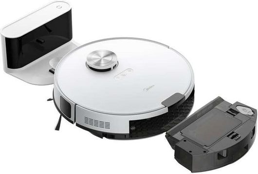 Midea M9 Σκούπα Ρομπότ για Σκούπισμα & Σφουγγάρισμα με Χαρτογράφηση και Wi-Fi Λευκή