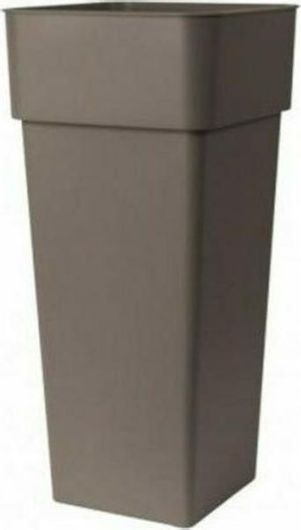 Γλάστρα Viomes Linea 584 Πλαστική 33x33x60cm Γκρι