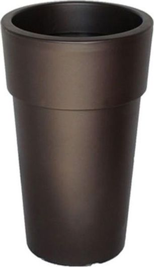 Γλάστρα Viomes Linea 884 Πλαστική 40x40x52cm Μαύρο