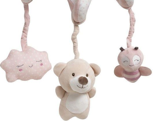 Σπιράλ Παιχνίδι Κούνιας Interbaby Bear για 0+ Μηνών Ροζ
