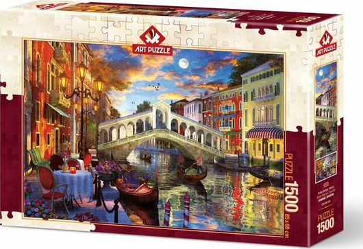 Puzzle Rialto Bridge Venice 2D 1500 Κομμάτια