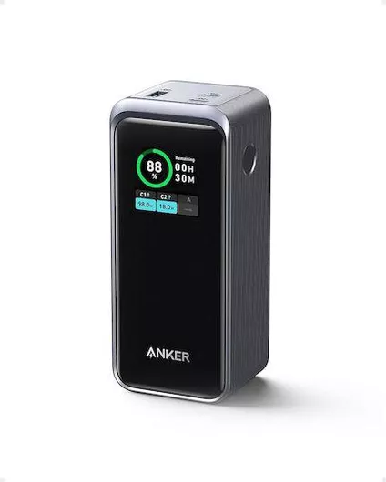 Anker 735 Prime Power Bank 20000mAh 200W με Θύρα USB-A & 2 Θύρες USB-C Ασημί