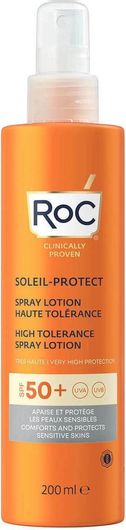 Αντηλιακή Λοσιόν Σώματος Roc Soleil-Protect High Tolerance SPF50 σε Spray 200ml