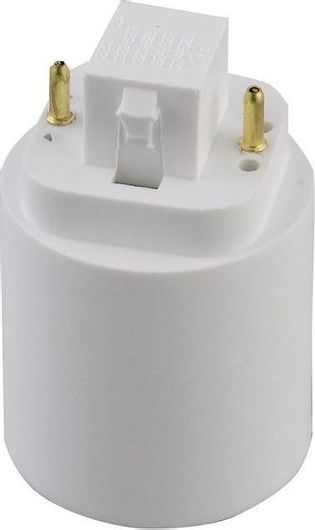 Ντουί Aντάπτορας από G24 σε E27 με 2 pin