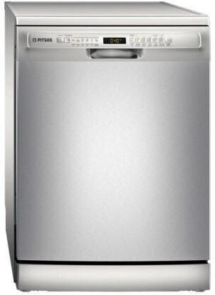 Πλυντήριο Πιάτων Pitsos DSF60I01 Ελεύθερο για 12 Σερβίτσια 84.5x60x60cm Inox