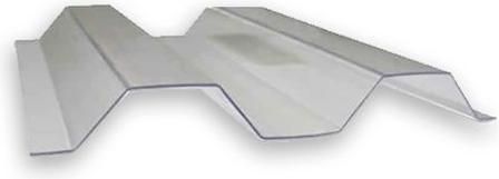 Πάνελ Οροφής Πολυεστερικά Φύλλα 400x105cm Διαφανές