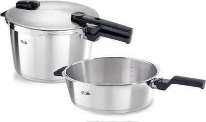 Χύτρες Ταχύτητας Fissler Vitaquick Premium Quattro Σετ 2τμχ 8lt / 4lt Inox