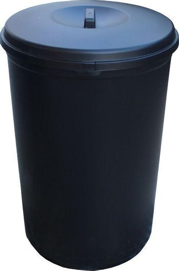 Επαγγελματικός Κάδος Απορριμμάτων Viomes 051005 Πλαστικός 60lt Μαύρο