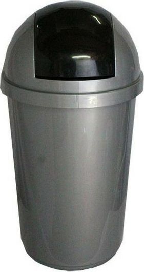 Επαγγελματικός Κάδος Απορριμμάτων Viomes Πλαστικός 60lt Γκρι
