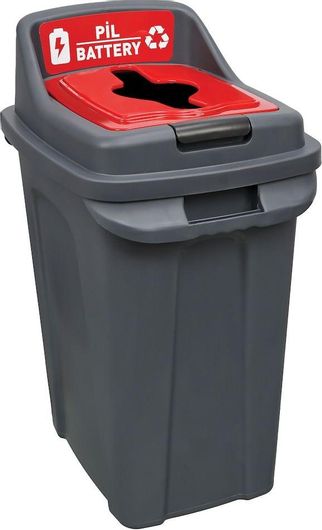 Επαγγελματικός Κάδος Ανακύκλωσης 1070.1 Πλαστικός 50lt Γκρι