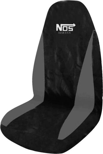 Κάλυμμα Καθίσματος Αυτοκινήτου Μπροστά Nos Αδιάβροχο 1τμχ Μαύρο / Γκρι