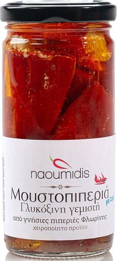 Πιπεριές All Peppers Naoumidis Μουστοπιπεριά με Τυρί Πικάντικη 260gr