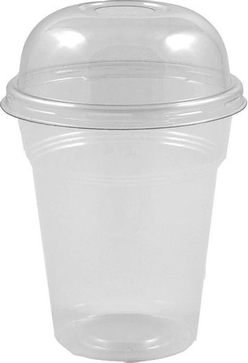 Ποτήρια μιας Χρήσης Πλαστικά 350ml Σετ 1000τμχ Διάφανο