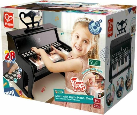 Μουσικό Παιχνίδι Πιάνο Hape Ξύλινο Learn with Lights για 3+ Ετών