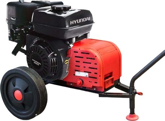 Γεννήτρια Βενζίνης Τροχήλατη Yamastik 12V-27V 100A 12 Θέσεων με Κινητήρα 6.5Hp Huyndai 650QOF με Σφήνα
