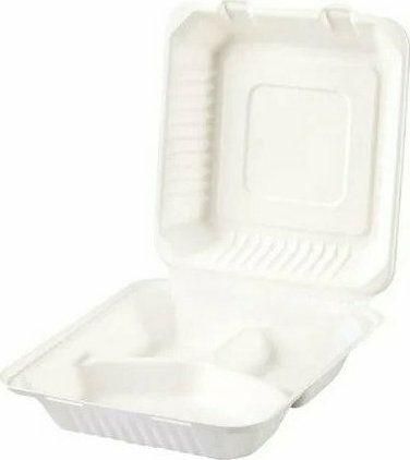 Κουτιά Τροφίμων Tessera QC2323BS Στρογγυλά Χάρτινα 23x23cm Σετ 100τμχ