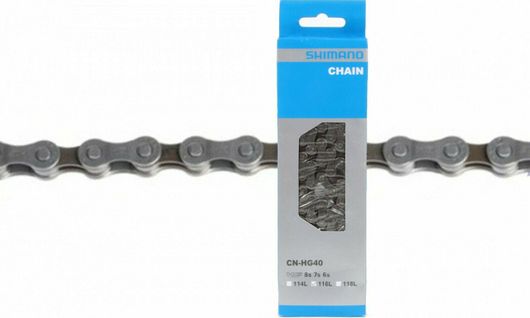 Αλυσίδα Ποδηλάτου Shimano Cn-Hg40 6 / 7 / 8 Ταχυτήτων 116 Δοντάκια