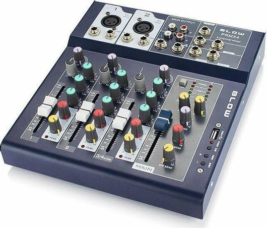 Κονσόλα Blow PRMX 4 Αναλογική 4 Καναλιών με Phantom Power & 2 Εισόδους XLR