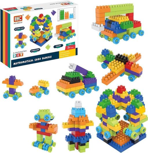 Τουβλάκια ToyMarkt Σετ 148τμχ για 3+ Ετών