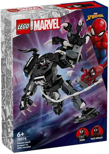 Lego Marvel: Venom Mech Armor Vs Miles Morales για 6+ Ετών #76276