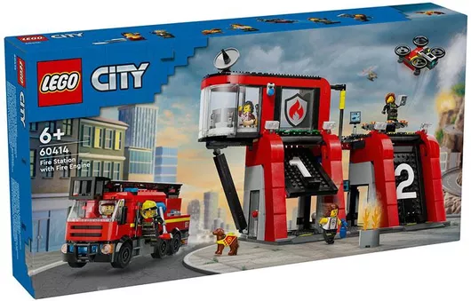 Lego City: Fire Station With Fire Truck για 6+ Ετών #60414