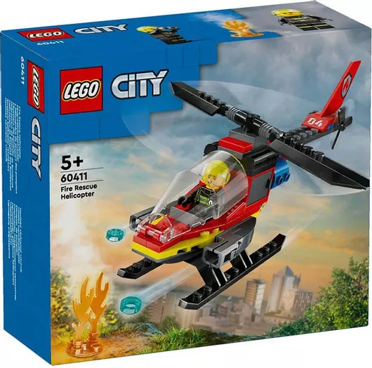 Lego City: Fire Rescue Helicopter για 5+ Ετών #60411