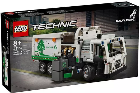 Lego Technic: Mack Lr Electric Garbage Truck για 8+ Ετών #42167