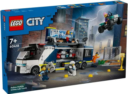 Lego City: Police Mobile Crime Lab Truck για 7+ Ετών #60418
