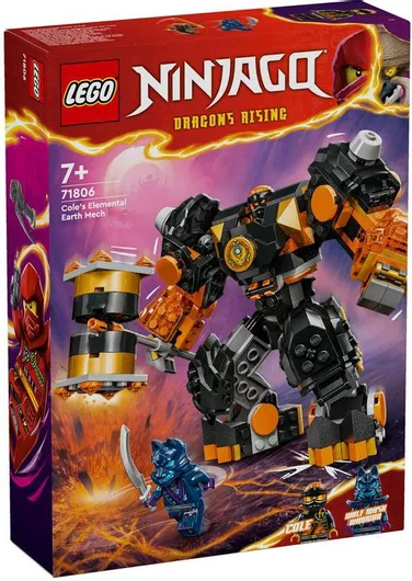 Lego Cole'S Elemental Earth Mech για 7+ Ετών #71806