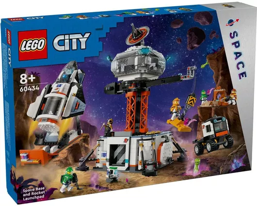 Lego City: Space Base And Rocket Launchpad για 8+ Ετών #60434