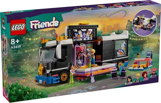 Lego Friends: Pop Star Music Tour Bus για 8+ Ετών #42619