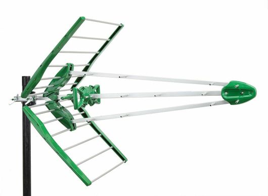 Εξωτερική Κεραία Τηλεόρασης Ikusi HDTF-C48V FLASHD LTE UHF TV 470-694 MHz Σύνδεση με Ομοαξονικό Καλώδιο Πράσινο