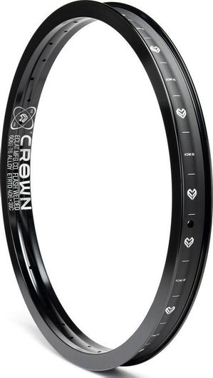 Στεφάνι Bmx Eclat Crown Flash Welded Μαύρο