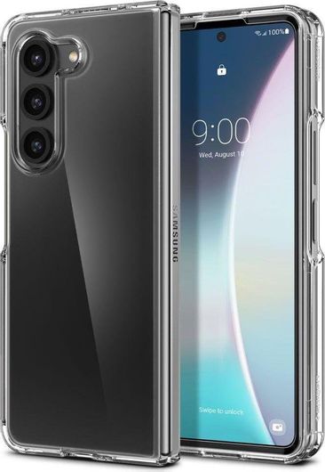 Θήκη Κινητού Spigen Ultra Hybrid Back Cover για Samsung Galaxy Z Fold 5 Πλαστικό Διάφανο